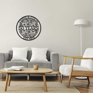 Personalized Wedding Sign, Last Name Established Sign, Family Name Sign, Metal Sign Custom, Anniversary Couple Gift Personalized Sign
