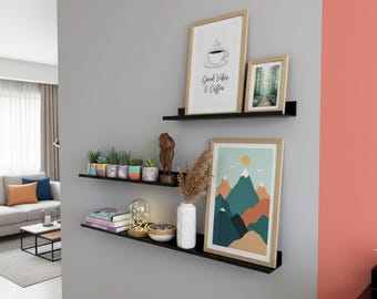 Floating Metal Shelf