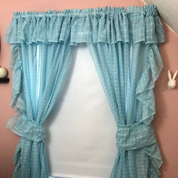 Ruffled Curtains Etsy