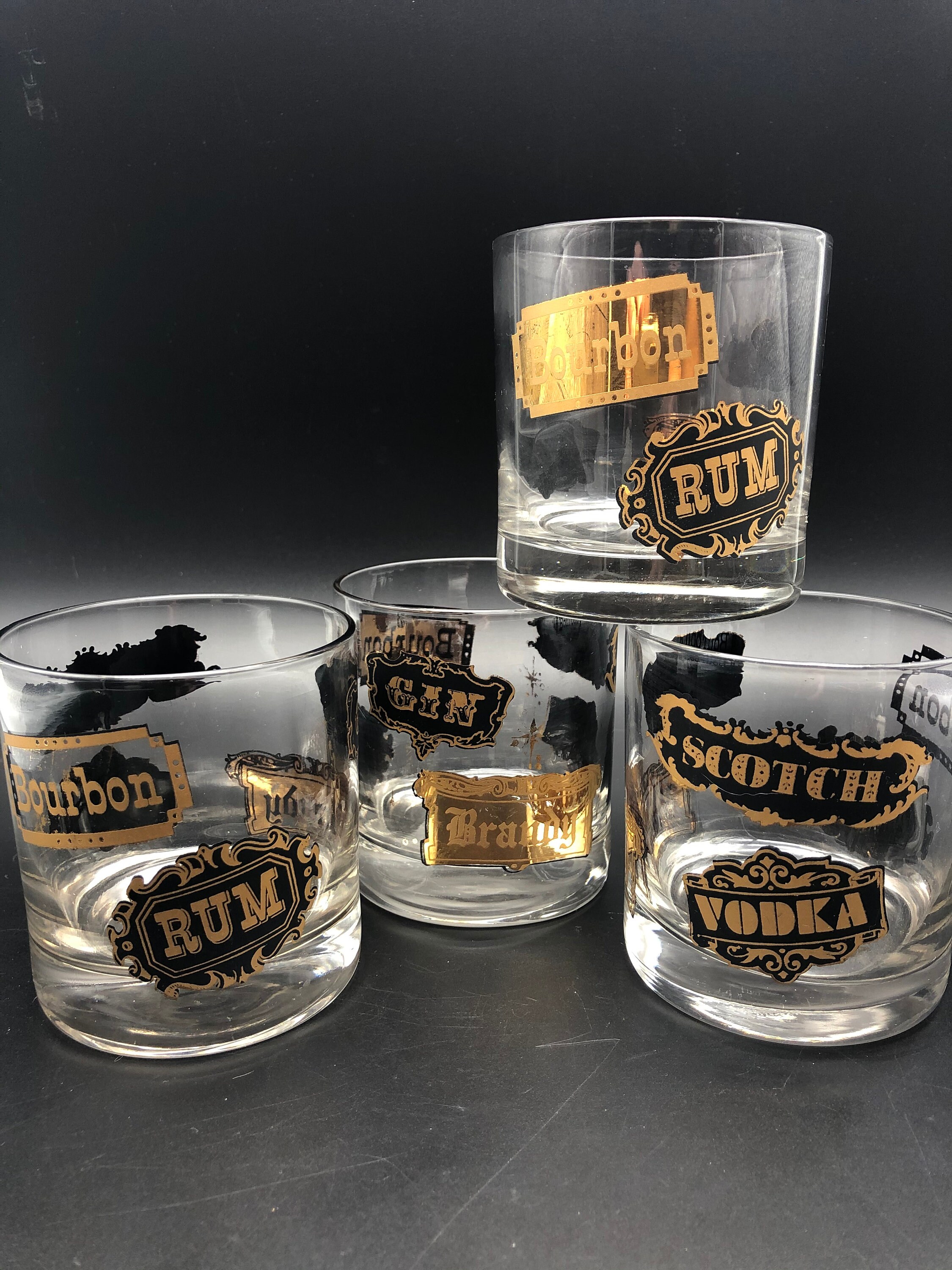 vintage whiskey glasses for sale