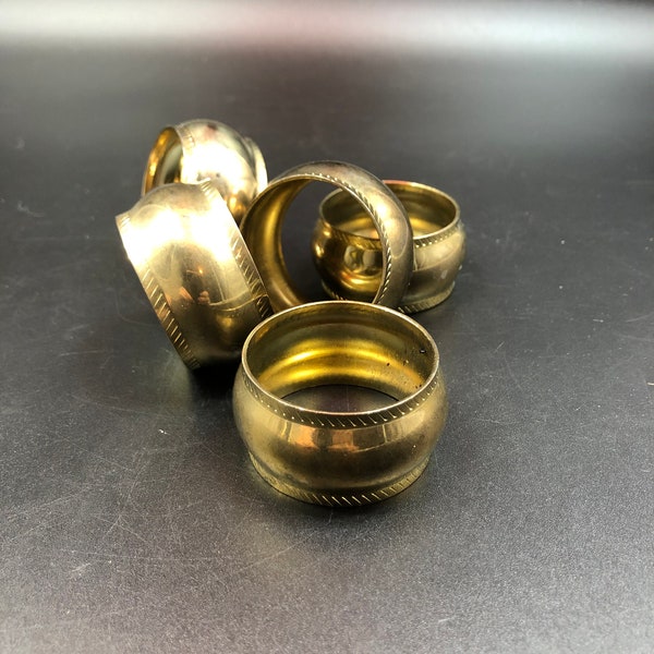 Brass Napkin Ring Etsy