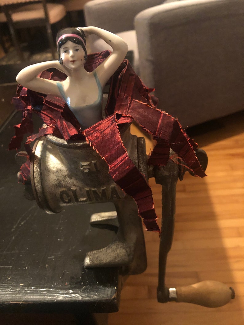 Climax Meat Grinder Girl Creepy Doll Halloween Decoration Etsy