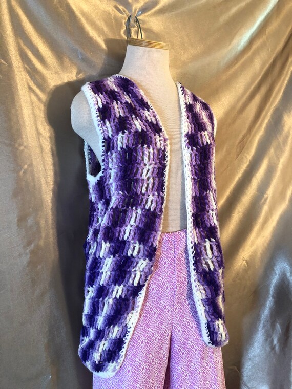 Vintage 70s afghan vest - Gem