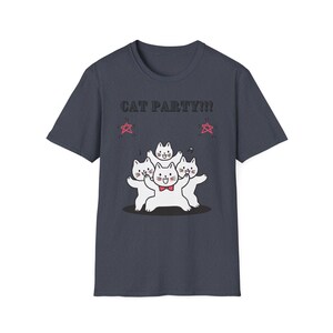 Cat Party Unisex Softstyle T-Shirt