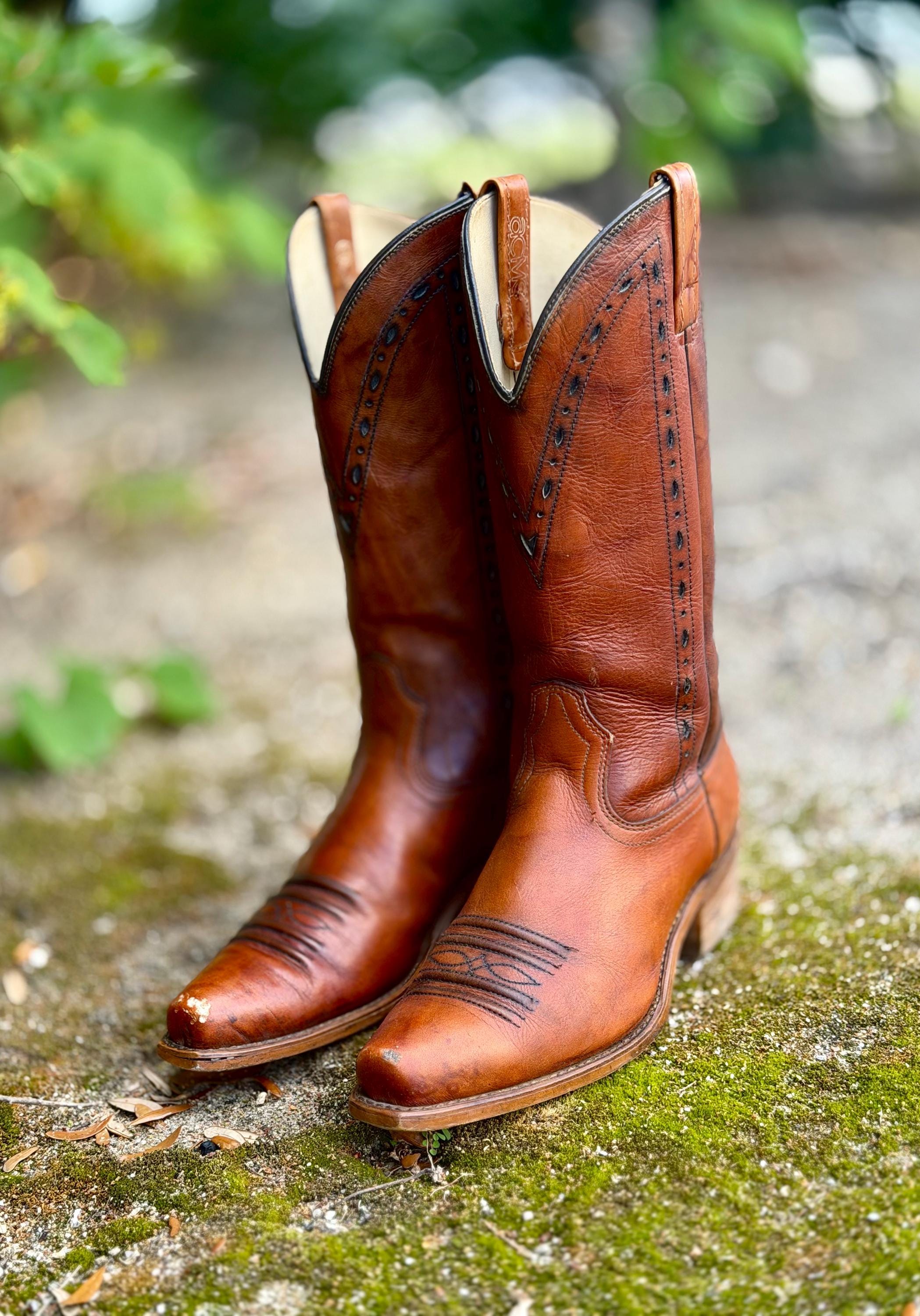 70s Acme Boots - Etsy