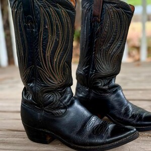 Flame Cowboy Boots - Etsy