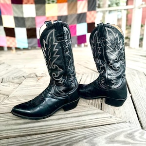 Vintage Dan Post Womens Boots - Etsy