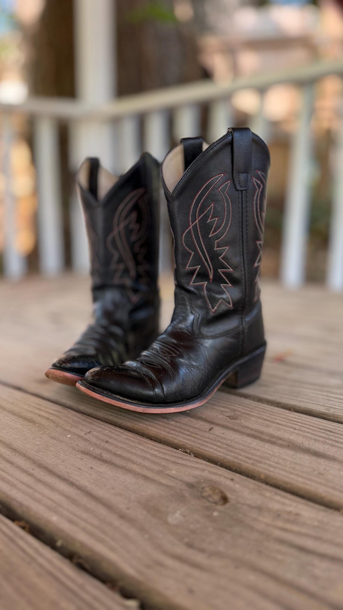 Vintage Cowboy Boots Retro 50’s Style (women’s size 6), foto 2 di 5