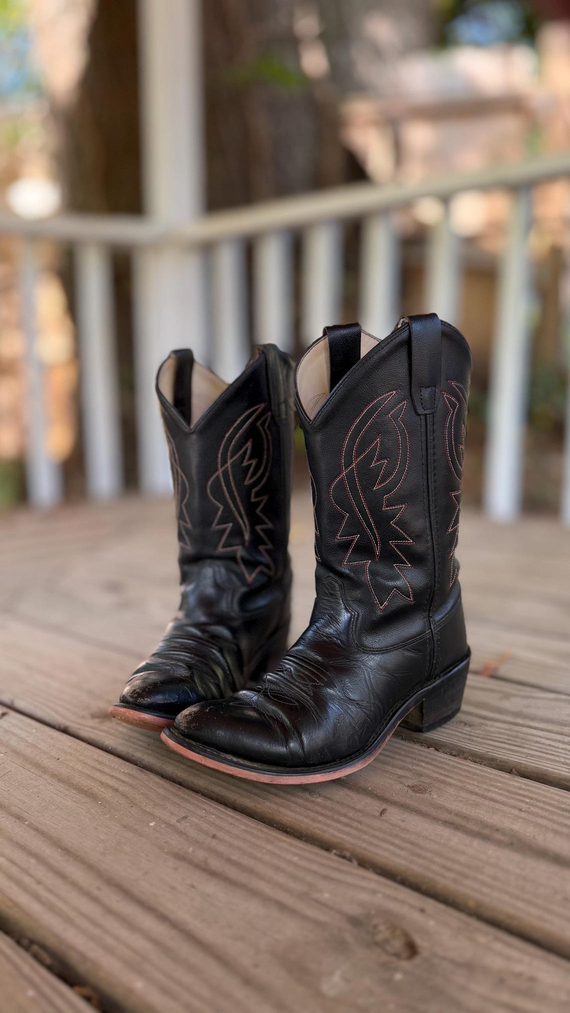 Vintage Cowboy Boots Retro 50’s Style (women’s size 6), foto 3 di 5