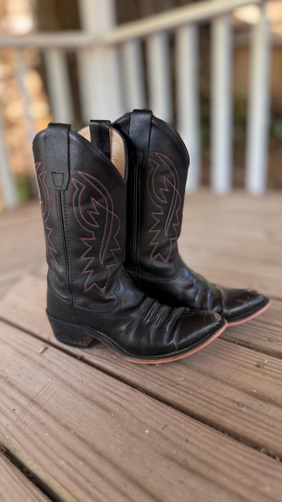 Vintage Cowboy Boots Retro 50’s Style (women’s size 6), foto 1 di 5