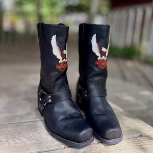 Harley Harness Boots - Etsy