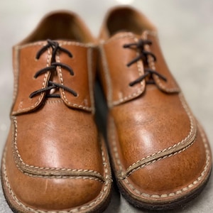 Walker Brown Woven Huaraches Leather Oxfords Shoes Mens Size Euro 44 US 10.5-11 Men main image 3
