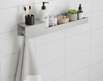 Badezimmer Metall schwebende Regal mit Handtuchhalter