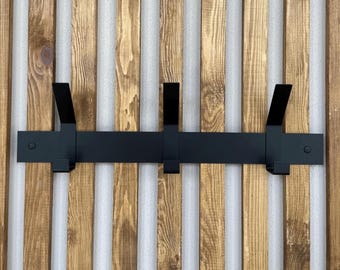 Wall Mounted Hook Rack, Coat Rack Rail, Heavy Duty Entryway Furniture