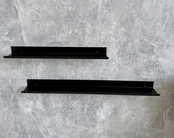 Black Decorative Wall Metal Shelf