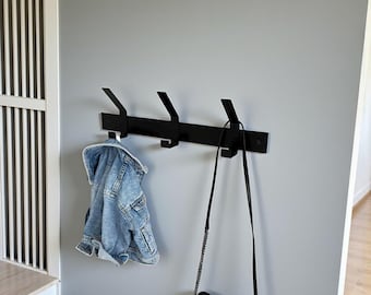 Industrial Wall Hook Rack - Heavy Duty Metal Hanger