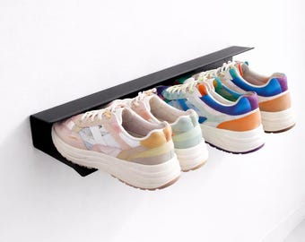 Zapatero de pared - Estante flotante para guardar zapatillas