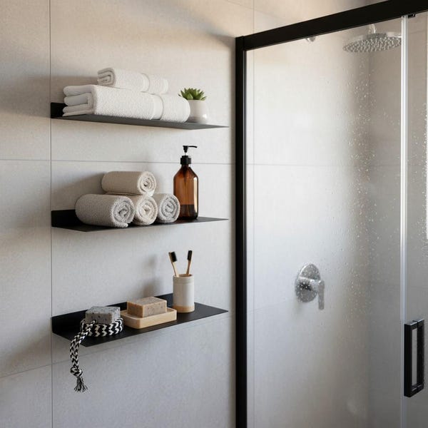 Schweberegale fürs Badezimmer