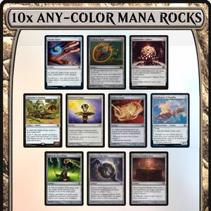 10x ANY-Color Mana Rock Bundle Staple Cards Commander EDH MTG Magic the Gathering