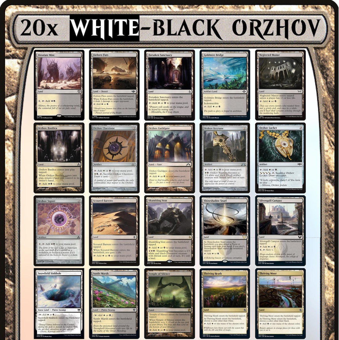 MTG】白黒サクリファイス デッキ パーツセット MTG】白黒