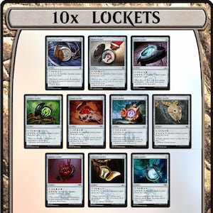 Full Set LOCKETS 10x of 2-Color Mana Rocks Commander EDH MTG Magic the Gathering