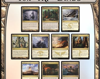 Full Set TRILANDS for MTG Magic the Gathering All 3-color Triple