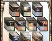 mtg land in 40 card deck Amazon.com: Elite Tatyova Landfall Commander Deck - Simic - Blue Green -  EDH - 100 Card - Custom Magic The Gathering Deck