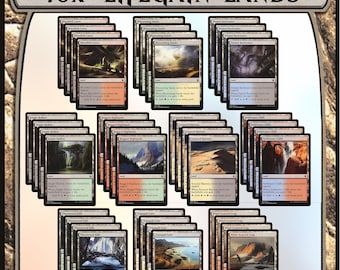MTG - Magic the Gathering - Revised - Badlands Dual Land
