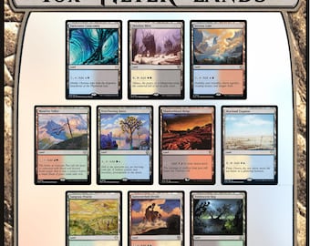10x Filter Lands Full Set RARE Nonfoil MTG Bundle Magic the Gathering  Commander - Etsy