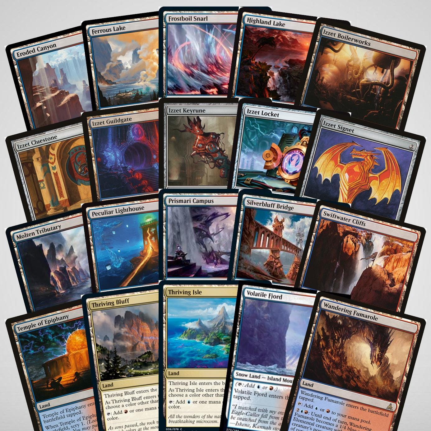 MTG Blue Red Commander Starter Kit - 20 Cards - IZZET Bundle