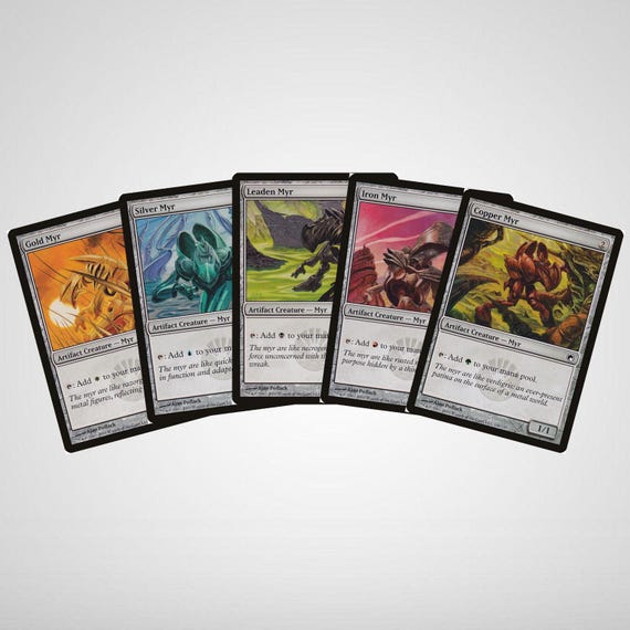 5x MYR Mana Dork Rock Artifact Full Set Nonfoil MTG Magic the