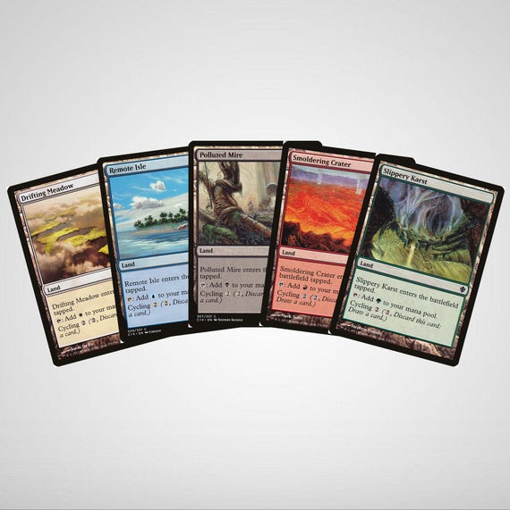 5x Cycling (2) Lands Full Set Nonfoil MTG Magic the Gathering EDH Commander  - Etsy