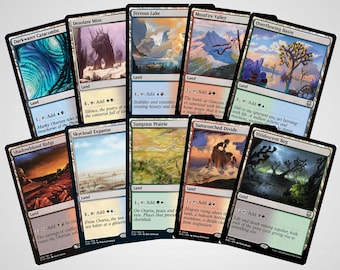 10x Filter Lands Full Set RARE Nonfoil MTG Bundle Magic the