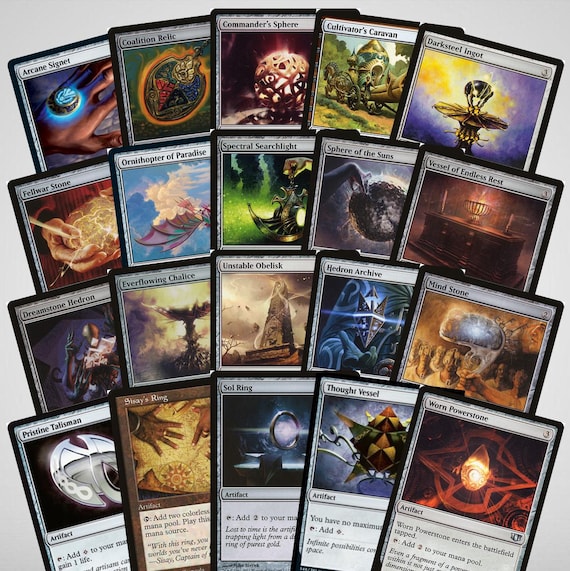 20x UNIVERSAL Mana Rock Bundle Staple Cards for Commander MTG