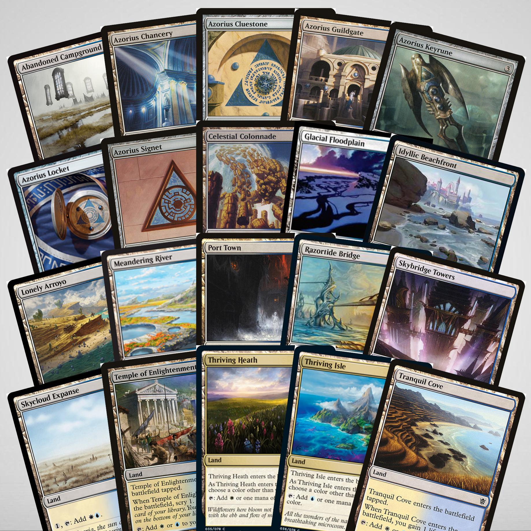 MTG White Blue Commander Starter Kit - 20 Cards - Azorius Bundle