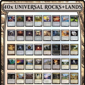 40x ULTIMATE Commander Bundle Staple Lands & Artifacts for MTG Magic the Gathering EDH