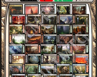 MTG White Red Green Commander Starter Kit - 40 Cards - Naya Bundle  Including Lands & Artifacts for Magic the Gathering - Etsy