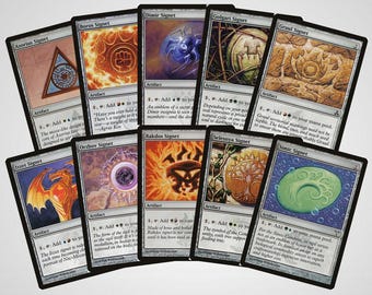 FOIL* Set Of All 10 Signets Magic: The Gathering MTG Commander EDH - Foto 4
