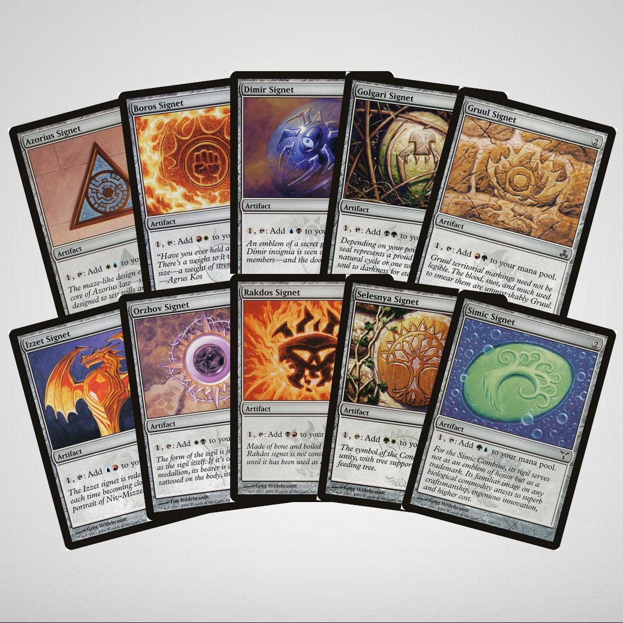 10 Signets MTG Magic the Gathering Cards 1x Each Commander EDH