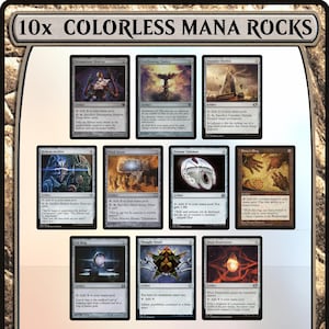 10 Colorless Mana Rock Bundle Staple Cards Commander EDH MTG Magic the Gathering