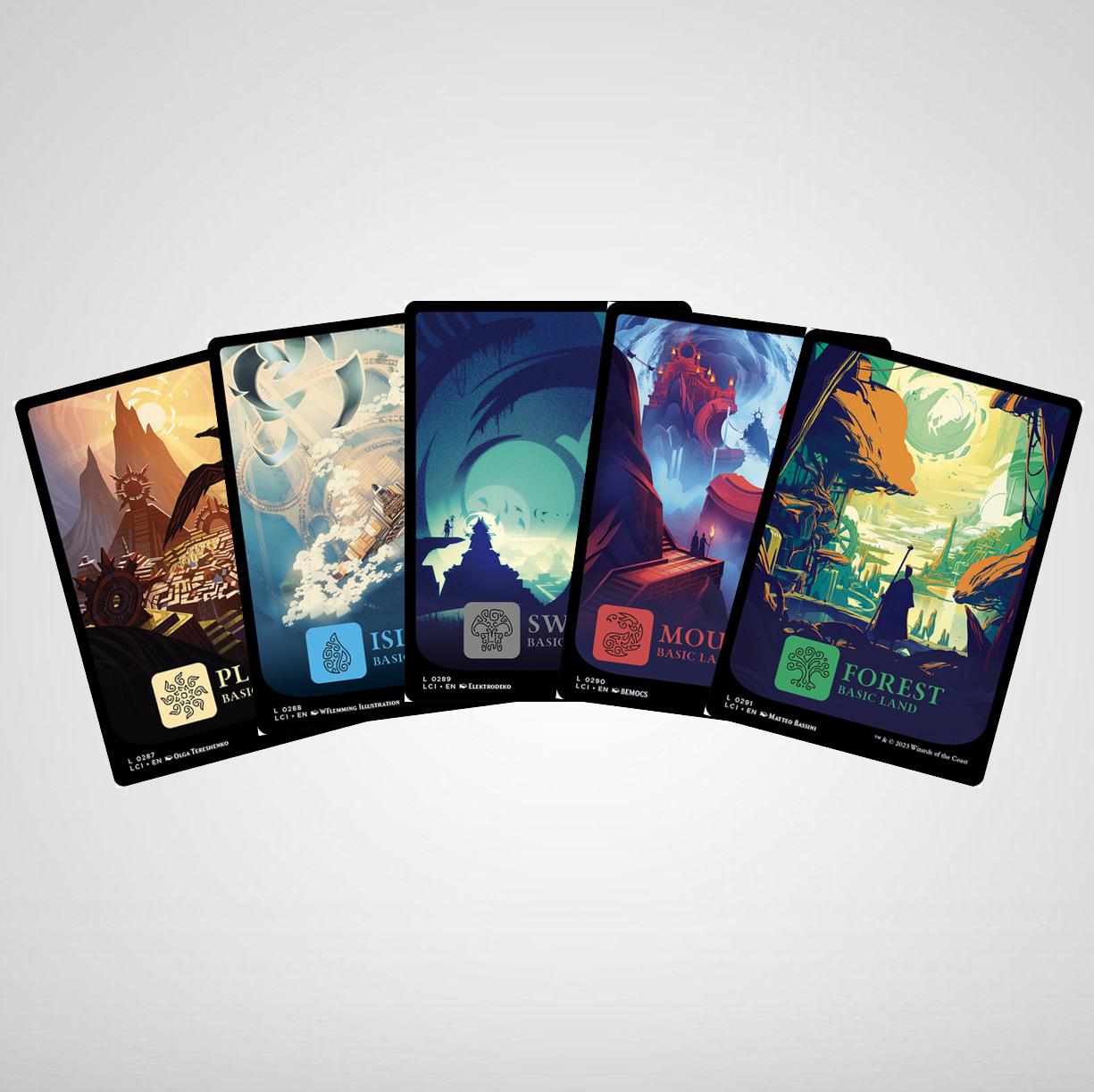 5x Full Art Basic Lands - Lost Caverns of Ixalan - MTG Magic the