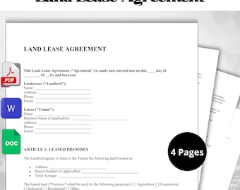 Contract voor landschapsarchitectuur – overeenkomst bewerkbare services | Pdf, Word, Google Documenten