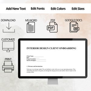 Interior Design Proposal – Editable Template | PDF & Word | A4 | US ...