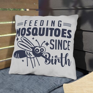 Funny Outdoor Pillow for Living Room, Camping, Patio, Decorative Pillows, Halloween Pillow, Unique Throw Pillow, Fall Pillow, Small Pillow