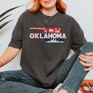 Oklahoma Tshirt, Oklahoma Geschenke, US Zustand Shirt, Oklahoma Kleidung, Zustand Stolz, Reisende Geschenk, Urlaub Shirt, Vintage Shirt, Retro Shirt