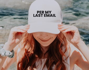 Funny Hat, Embroidered Hat, Baseball Hat, Summer, Fitted Hat, Gift For Coworker, Corporate Gift, Women Hat, Baseball Cap, Head Accessories