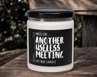 Grappige sojageurkaars, kantoorhumorcadeau