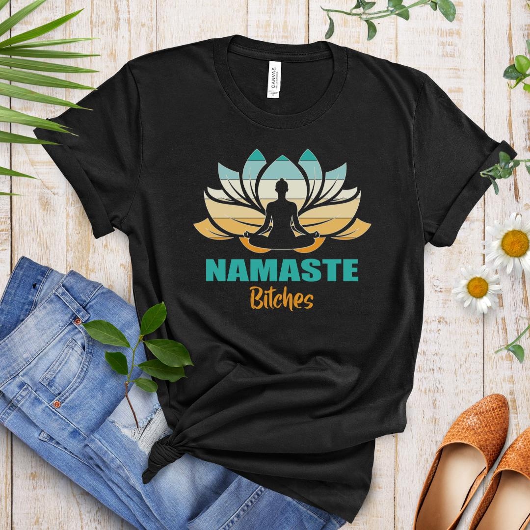 Meditation Namaste Yoga T Shirts Love Yoga Women Meditation