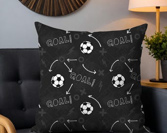 Fußball Dekokissen, Trainer Geschenk, Fußball Fan Dekor