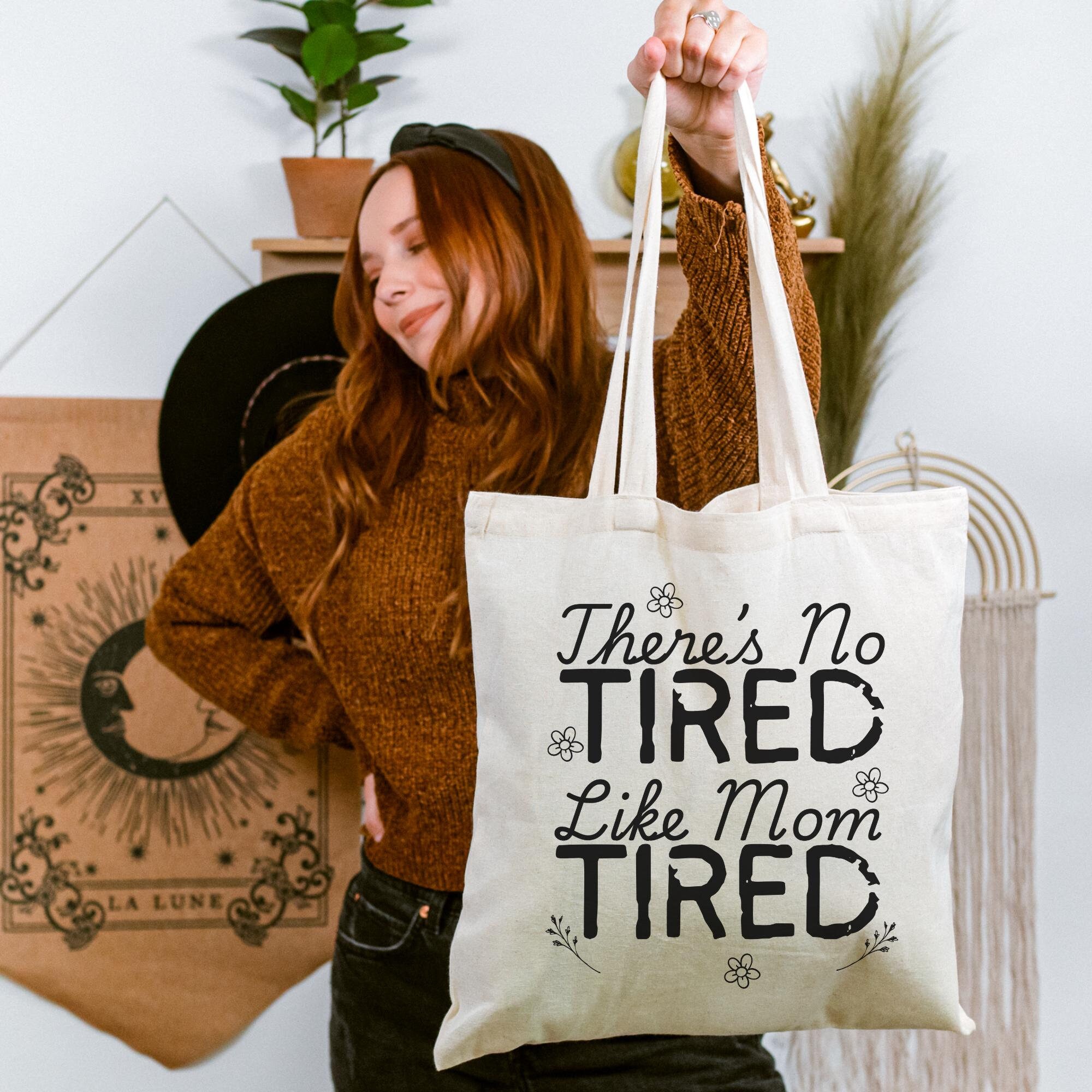 Funny Canvas Tote Bag For Women - Aesthetic Reusable Grocery Shopping Bag, Large Shoulder Bag For Daily Commute & Travel